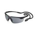 Conqueror Safety Glass, Black Frame with Grey Lens